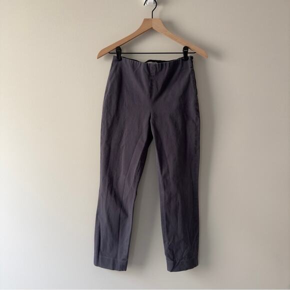 Everlane The Side-Zip Stretch Cotton Pant Gray Business Casual Classic solid 6 - Picture 1 of 10